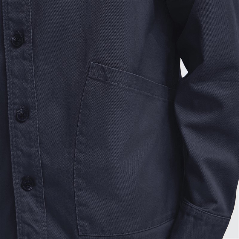 Solid Mens Ossie Overshirt Insignia Blue - Image 4