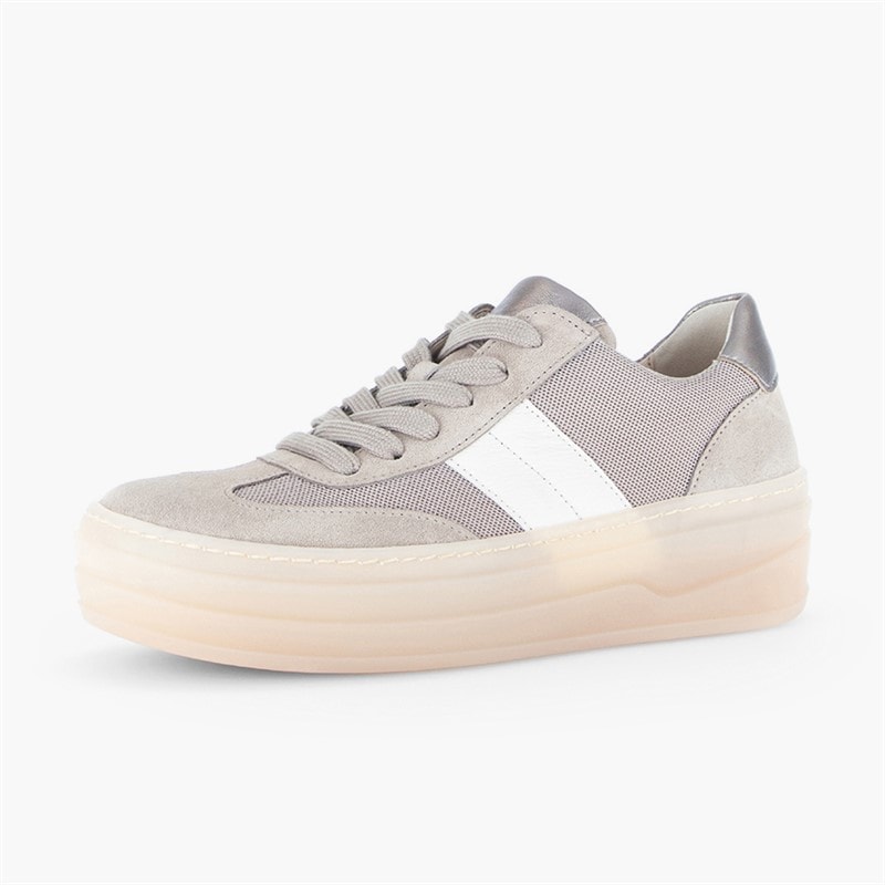 Gabor Womens Chunky Trainers Grey - Image 2