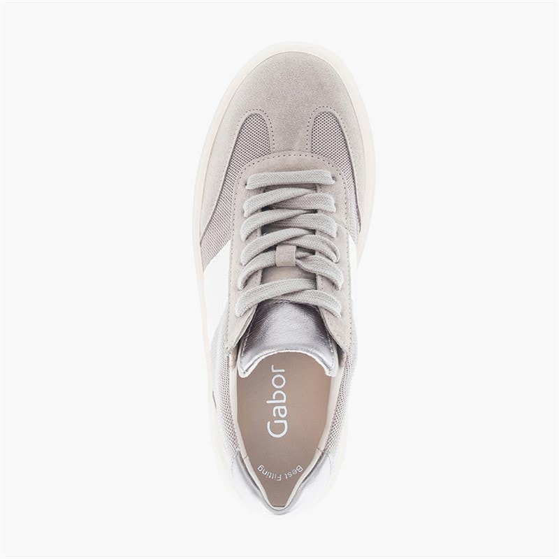 Gabor Womens Chunky Trainers Grey - Image 3
