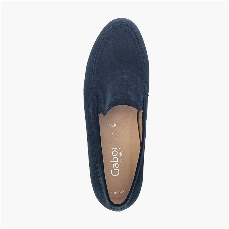 Gabor Womens Wedge Slip On Shoes Blue - Image 3