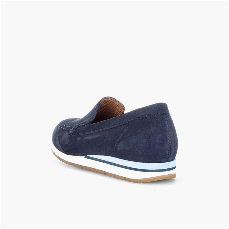 Gabor Womens Wedge Slip On Shoes Blue - Image 4