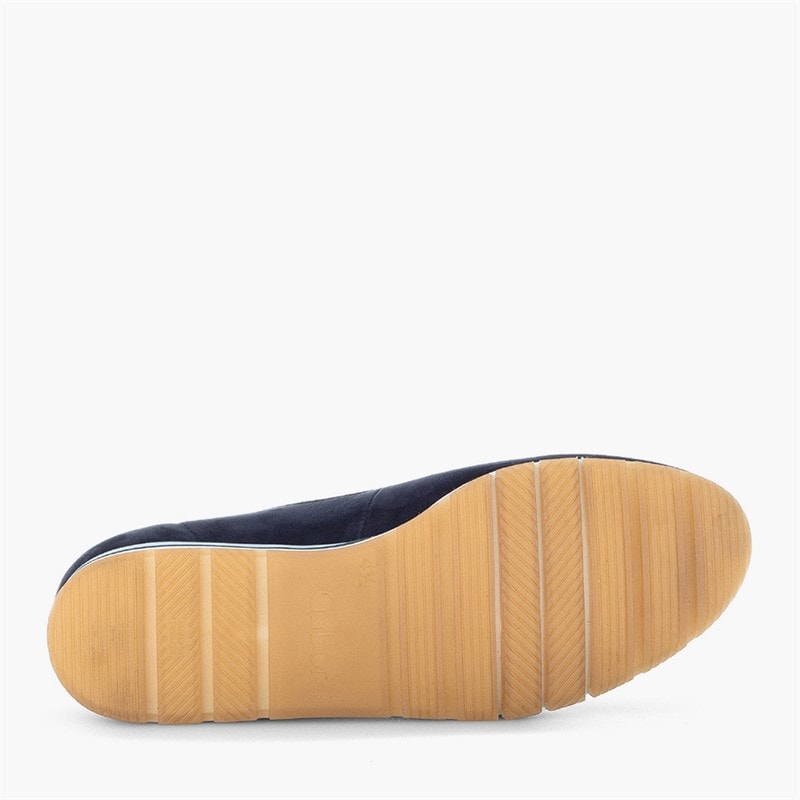 Gabor Womens Wedge Slip On Shoes Blue - Image 5