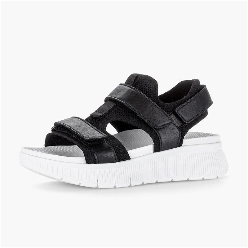 Gabor Womens Ankle Strap Sandals Black - Image 2