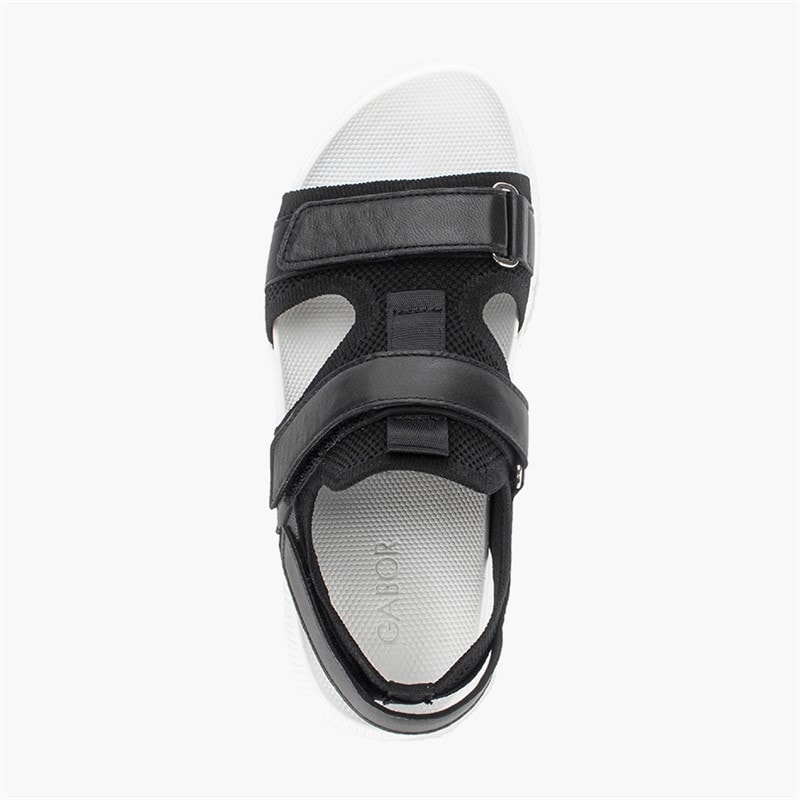 Gabor Womens Ankle Strap Sandals Black - Image 3