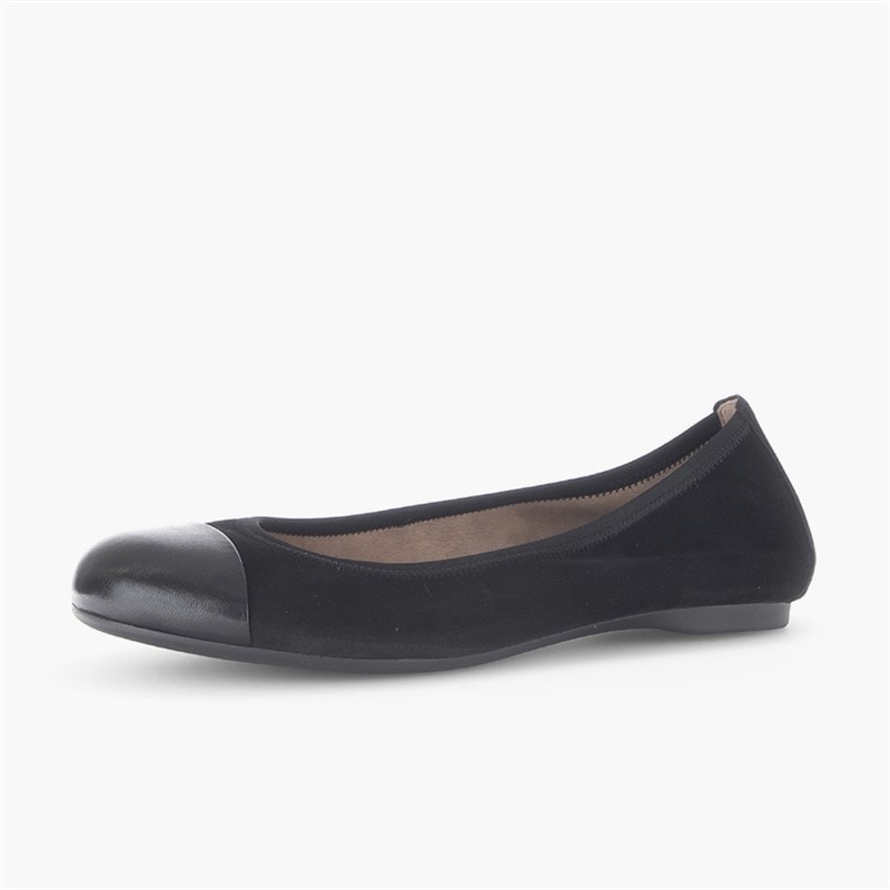 Gabor Womens Ballerina Shoes Black - Image 2