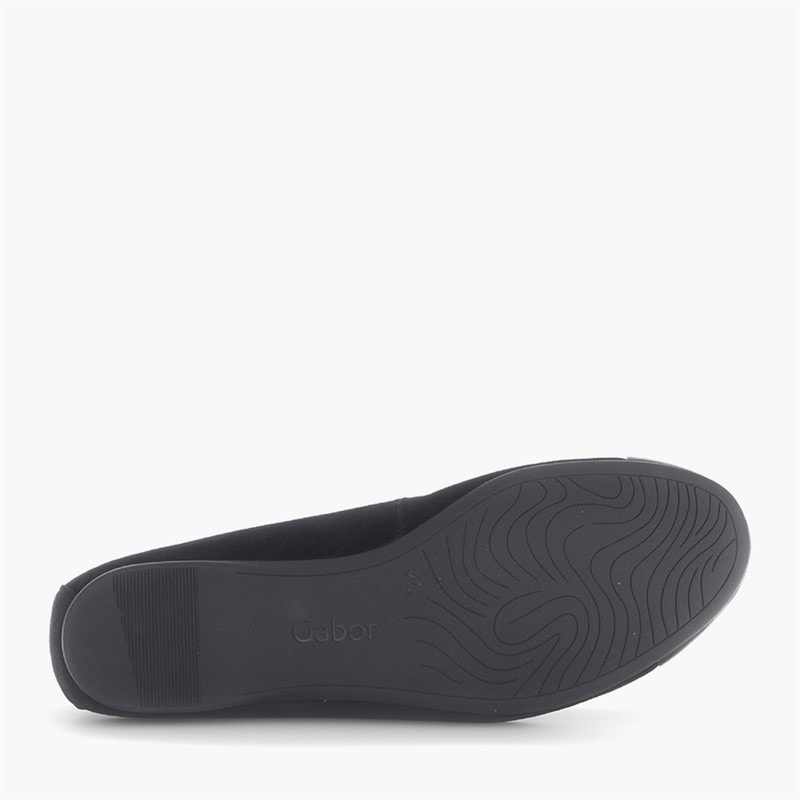 Gabor Womens Ballerina Shoes Black - Image 5