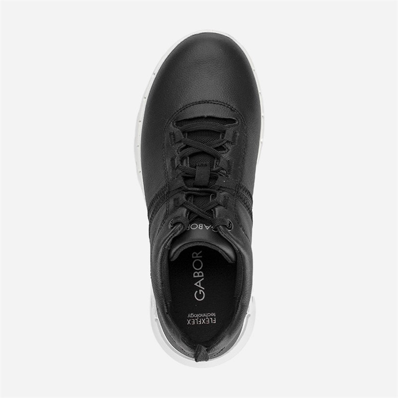 Gabor Womens Flex Flex Trainers Black - Image 3