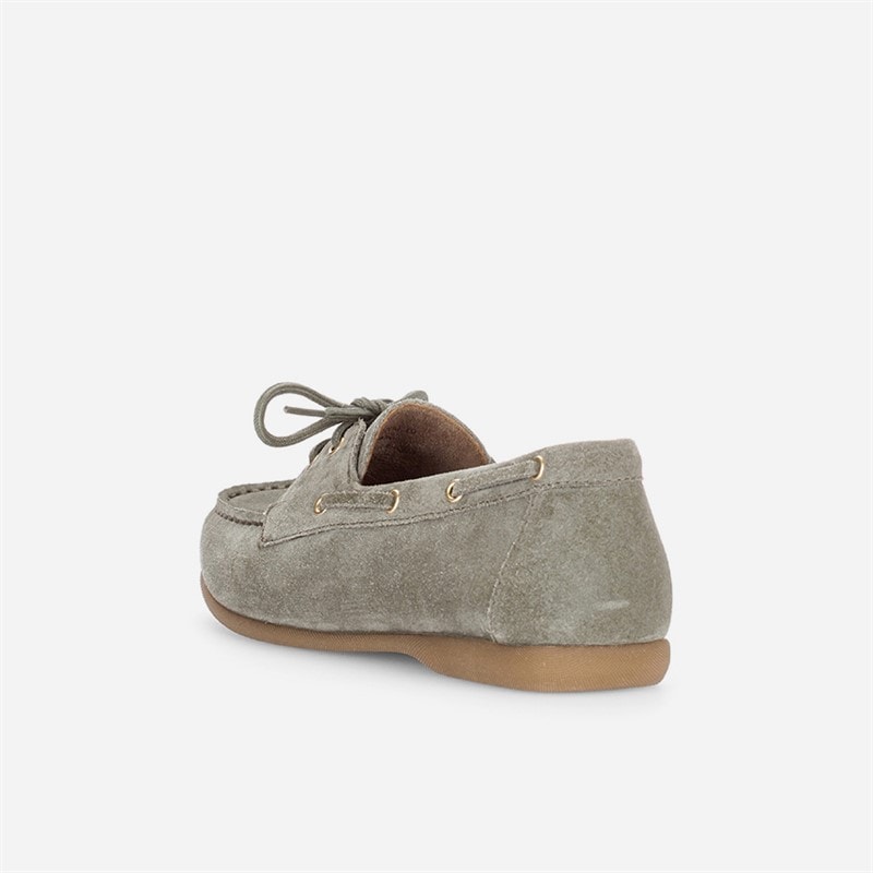 Gabor Womens Suede Deck Shoes Pine - Image 4