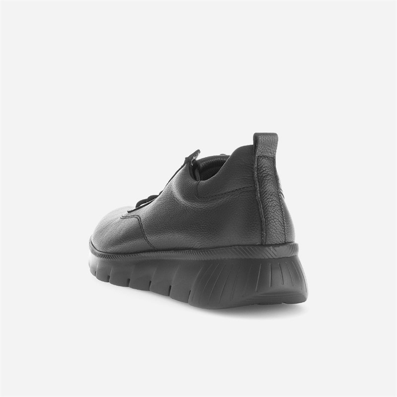 Gabor Womens Leather Trainers Black - Image 4