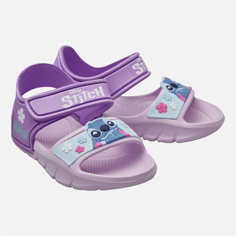 Lilo and Stitch Infant Girls Ankle Strap Sandals Lilac