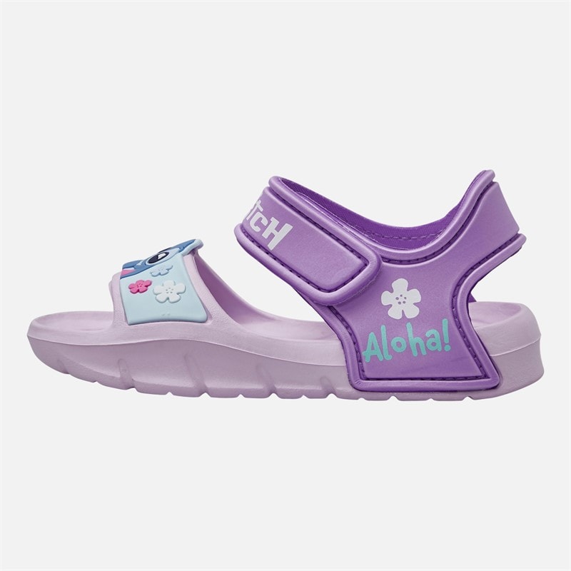 Lilo and Stitch Infant Girls Ankle Strap Sandals Lilac - Image 2
