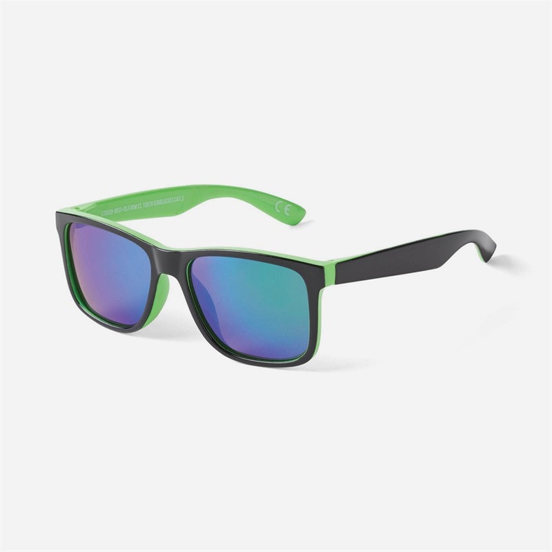Upfront Farm St. Youth Sunglasses Black Green