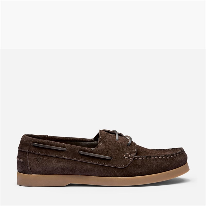 Playboy Footwear Mens Aron Shoes Dark Brown Suede/Gum Dk. Brown Suede/Gum - Image 2