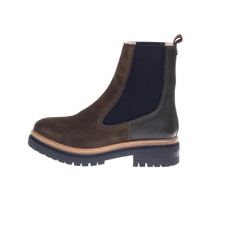 Copenhagen Shoes Womens Fall 21 Suede Boots 099 Army - Image 2