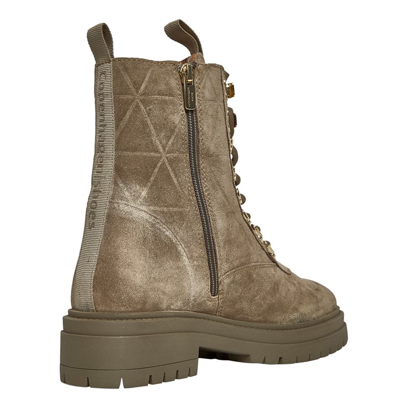 Copenhagen Shoes Womens My Girl Suede Boots 1203 Dk Taupe - Image 5