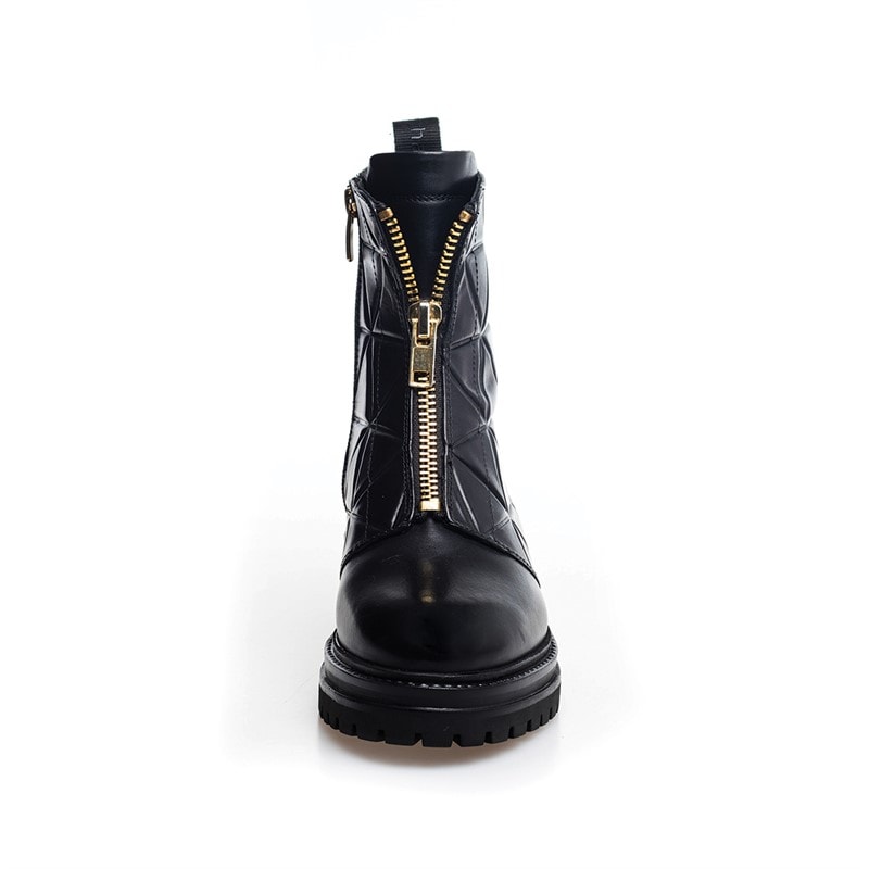 Copenhagen Shoes Womens Moonlight Leather Boots 0001 Black - Image 2