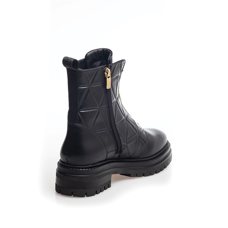 Copenhagen Shoes Womens Moonlight Leather Boots 0001 Black - Image 3