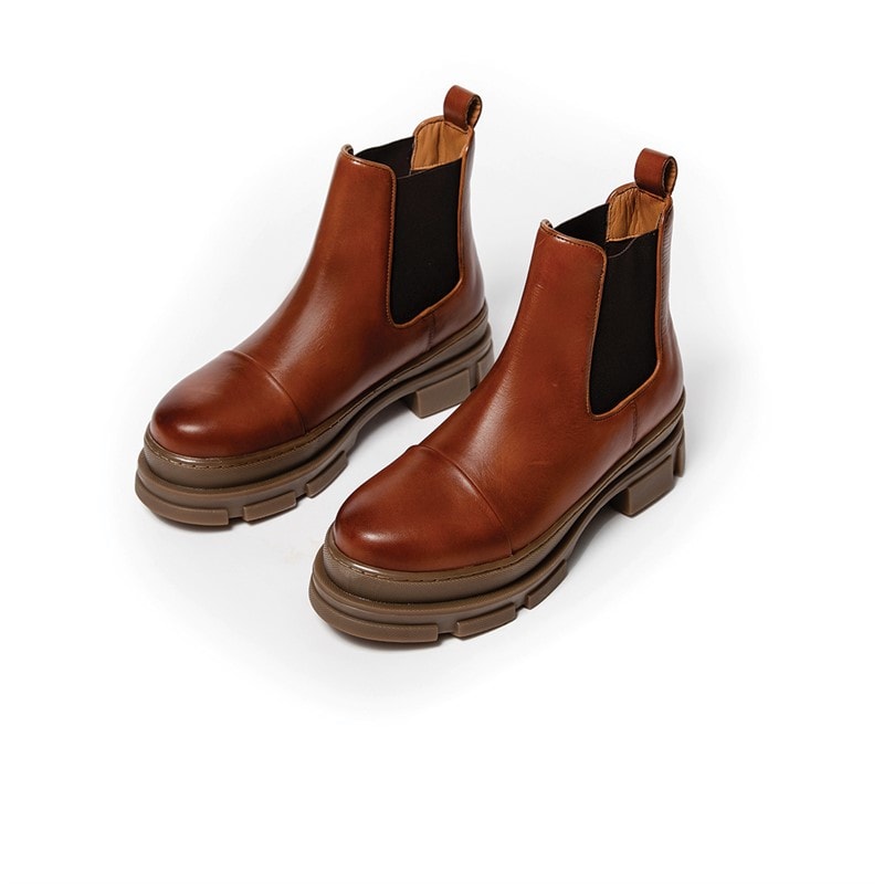Copenhagen Shoes Womens Looking Like You Boots 0241 Cognac - Image 4