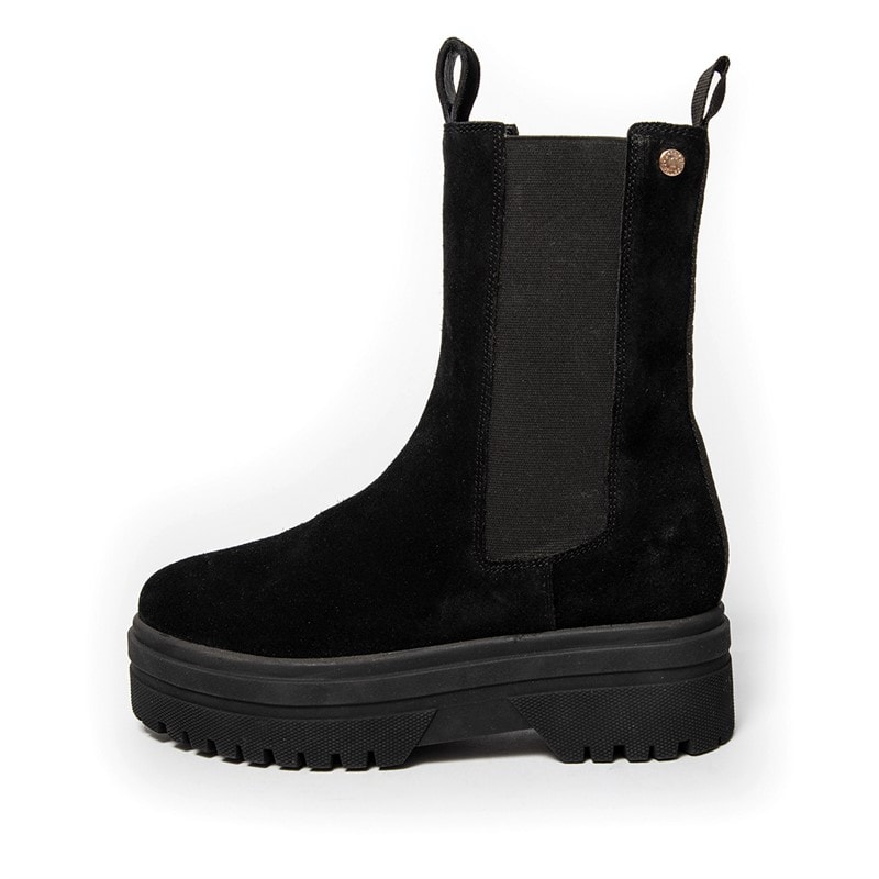 Copenhagen Shoes Womens Going Suede Copenhagen Boots 001 Black