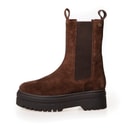 Copenhagen Shoes Womens Going Suede Copenhagen Boots 0035 Dark Brown (Coffee Bean)