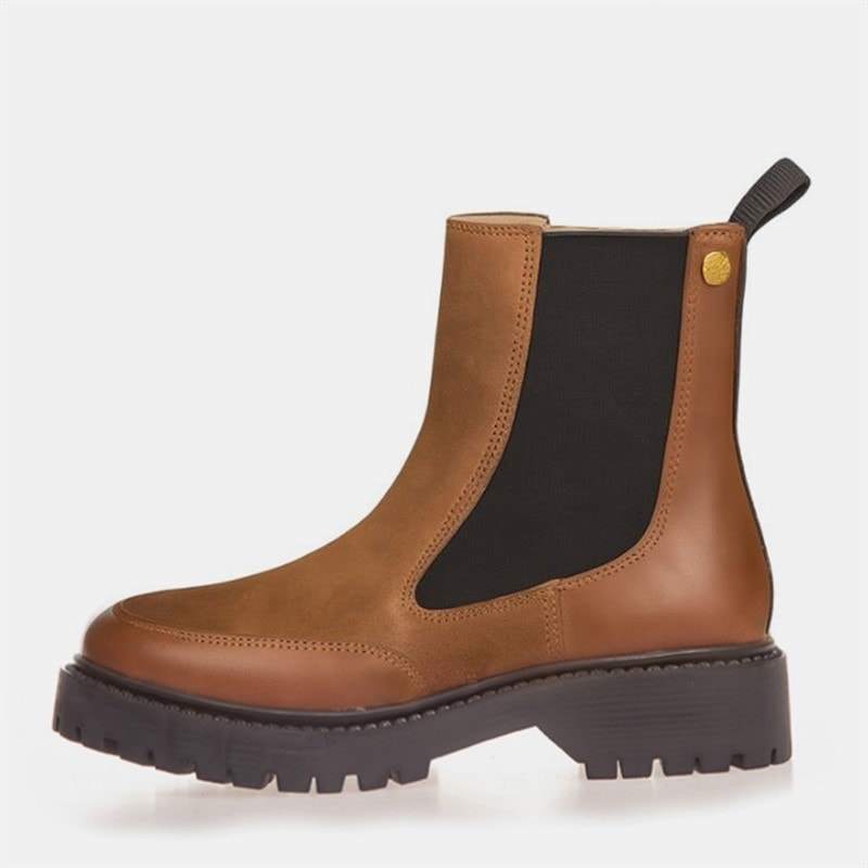 Copenhagen Shoes Girls Fall Boots 0241 Cognac - Image 1