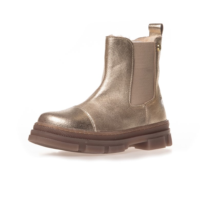 Copenhagen Shoes Girls Good Looking Low Boots 012 Gold Metallic - Image 3