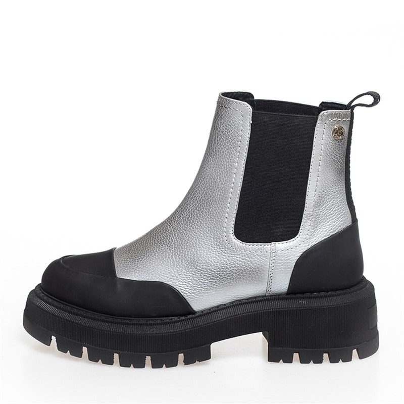 Copenhagen Shoes Womens Sally Girl 23 Low Boots 0050 Silver