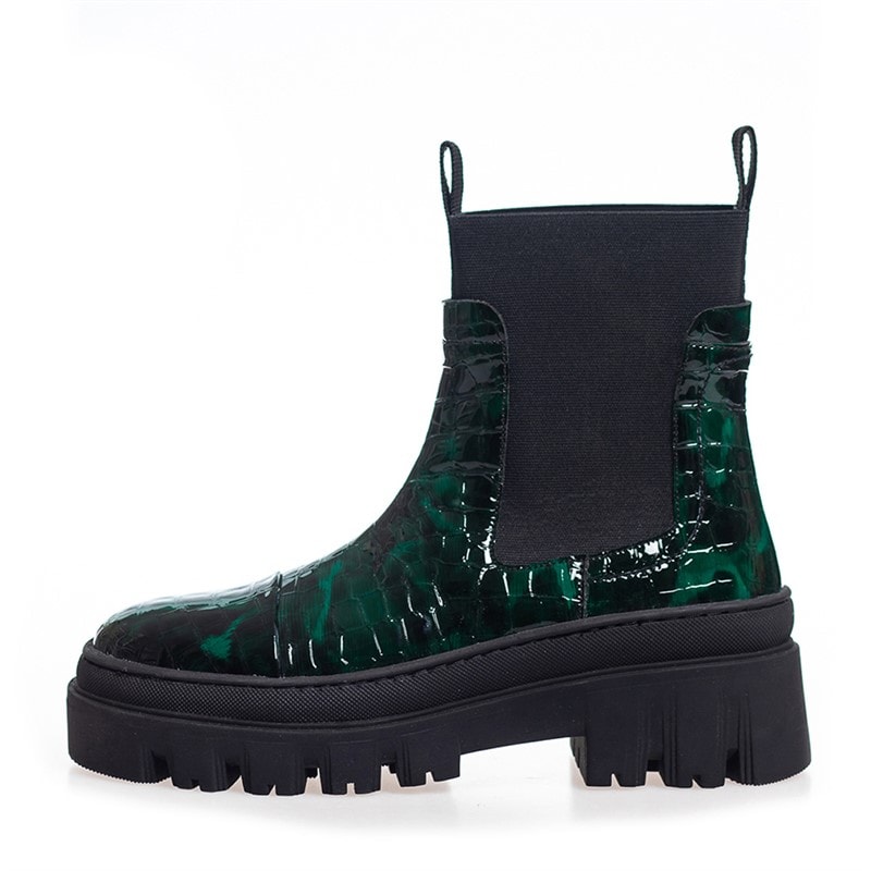 Copenhagen Shoes Womens Keep On Dreaming Boots 2244 Dark Green
