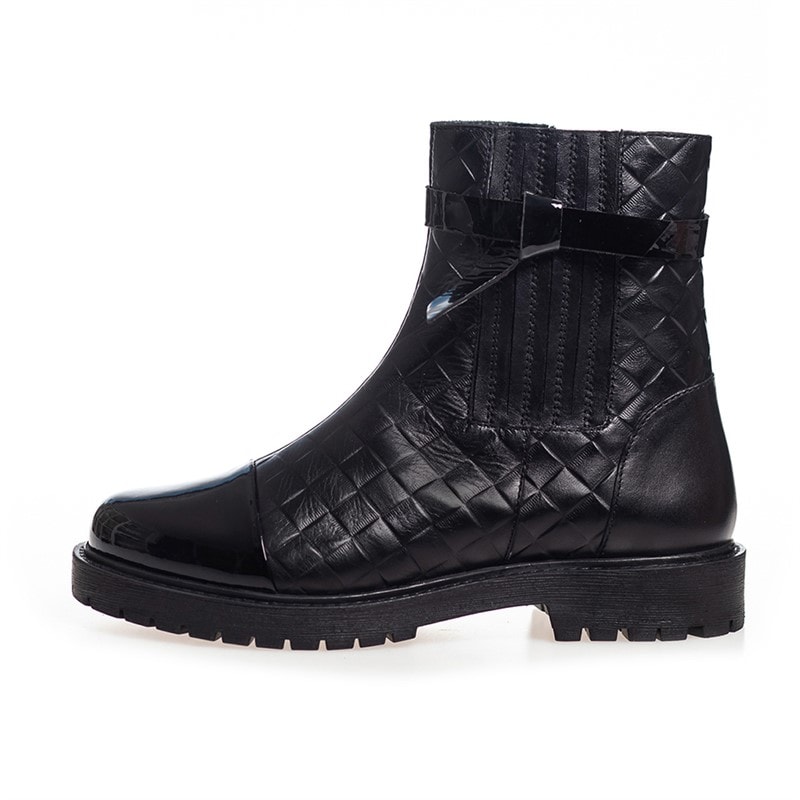 Copenhagen Shoes Womens Be My Guest Boots 0011 Black Patent - Image 2