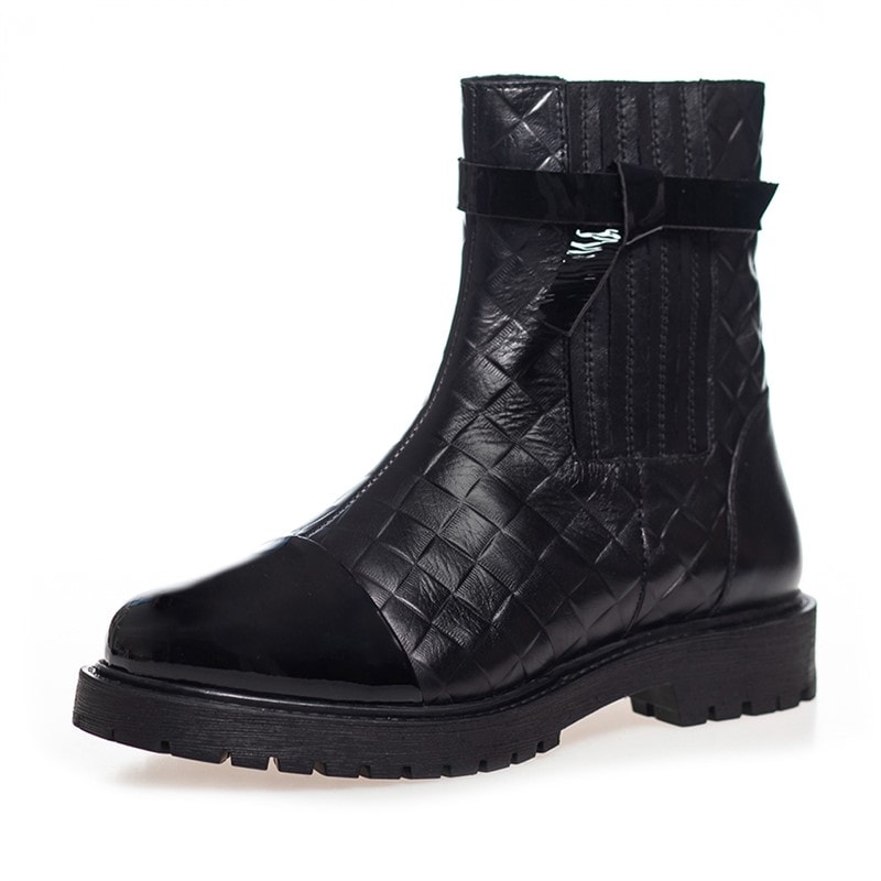 Copenhagen Shoes Womens Be My Guest Boots 0011 Black Patent - Image 3