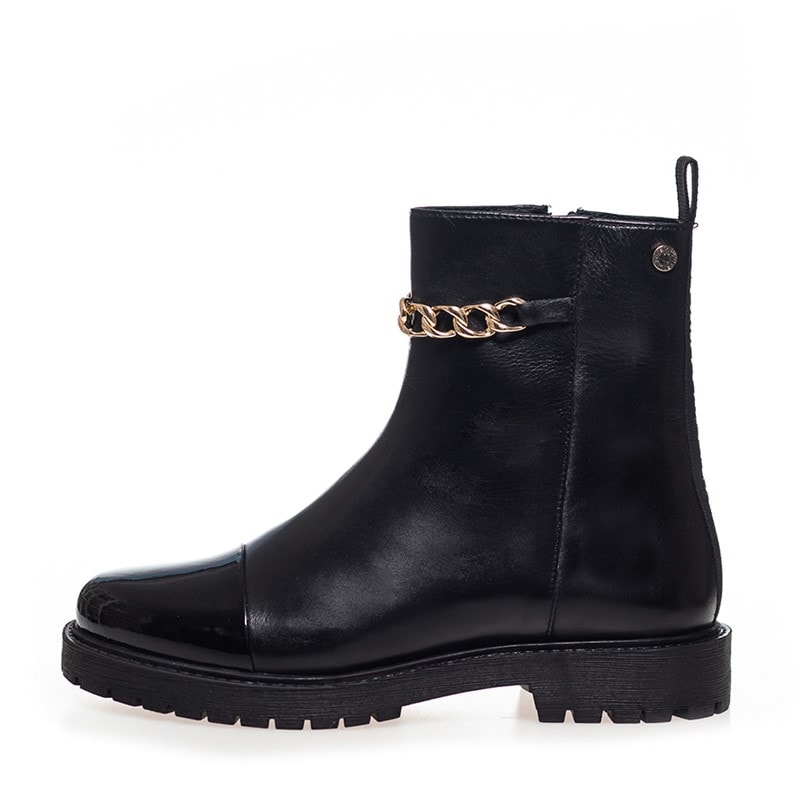 Copenhagen Shoes Womens New Flower Eyes Boots 0001 Black