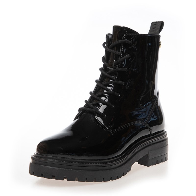 Copenhagen Shoes Womens Rocka Laze Boots 0011 Black Patent - Image 3