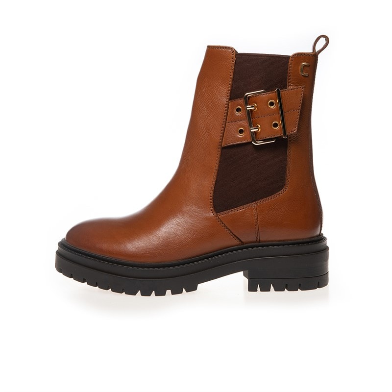 Copenhagen Shoes Womens Its Like Fall Boots 0241 Cognac - Image 3