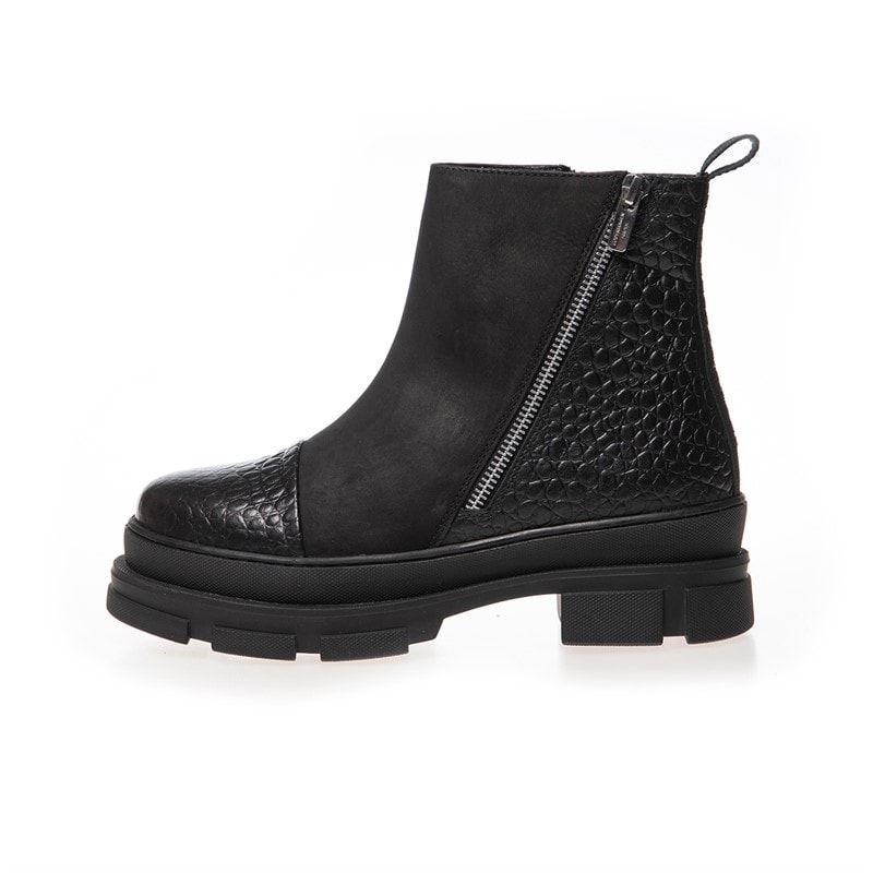 Copenhagen Shoes Womens Good Vibes Only Boots 0001 Black - Image 2
