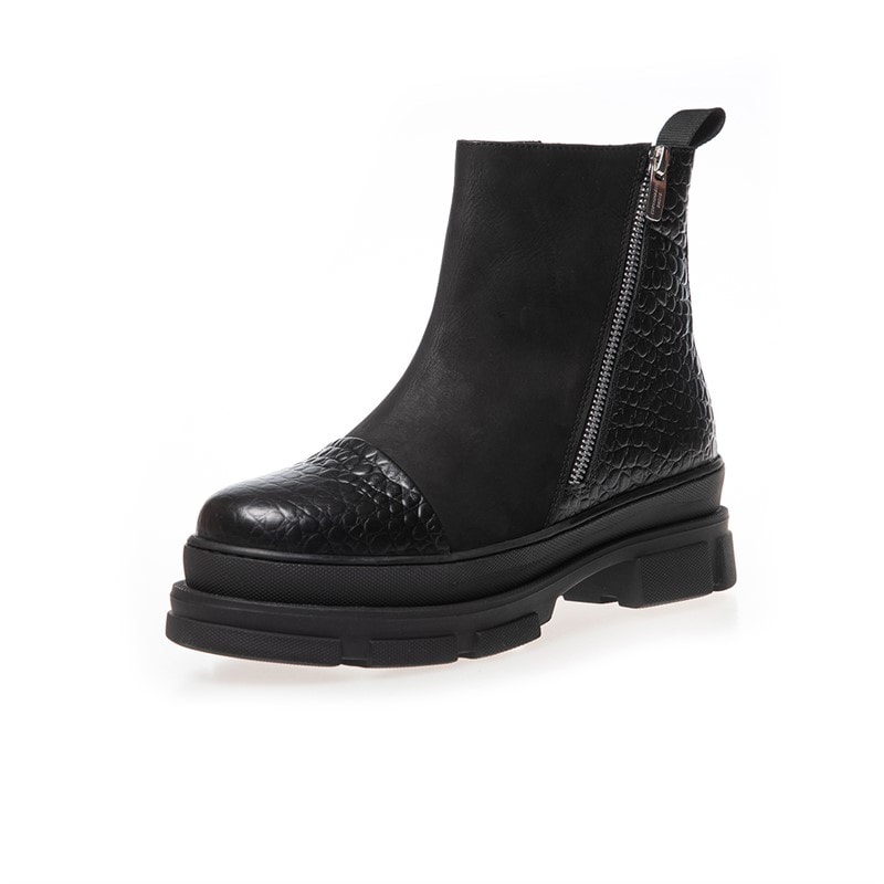 Copenhagen Shoes Womens Good Vibes Only Boots 0001 Black - Image 3