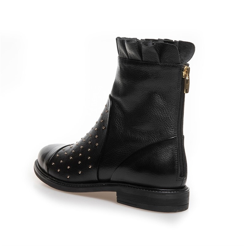 Copenhagen Shoes Womens Let's Go Walking Boots 0001 Black - Image 3