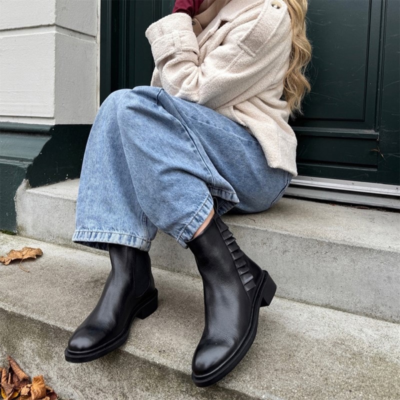 Copenhagen Shoes Womens The Fashion Love Boots 0001 Black