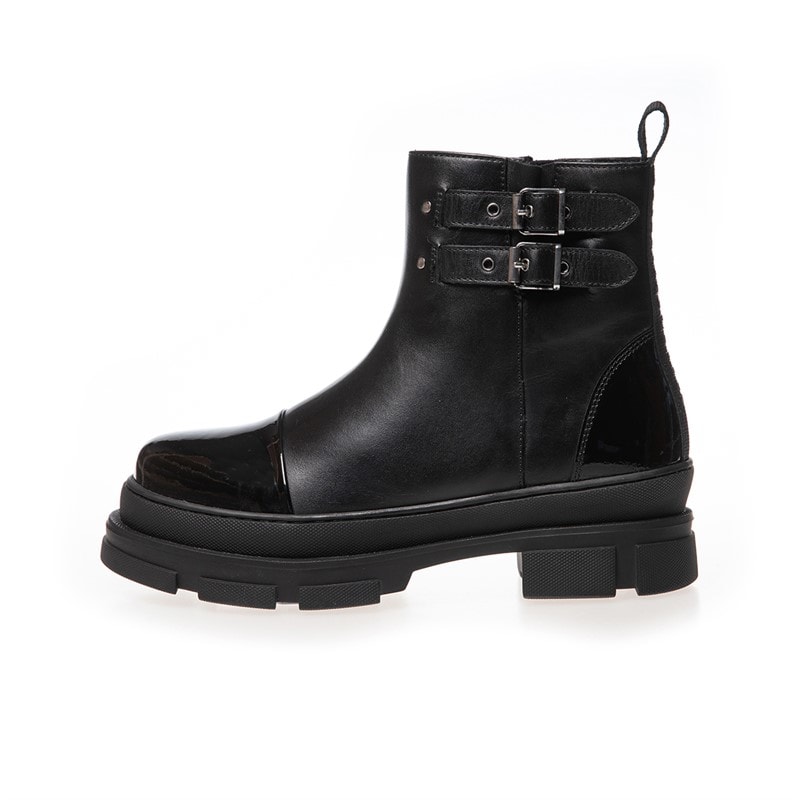 Copenhagen Shoes Womens Follow The Way Boots 038 Black Patent - Image 2