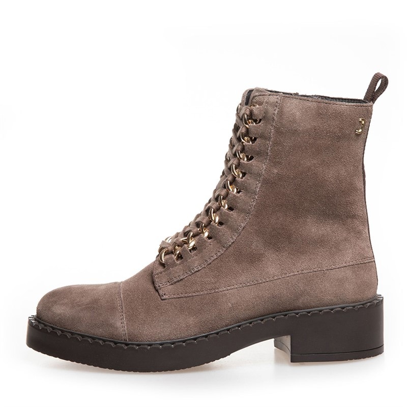 Copenhagen Shoes Womens New Rock Suede Boots 2827 Smoke