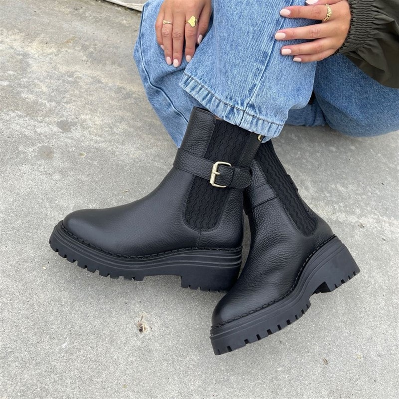 Copenhagen Shoes Womens The Look Boot Boots 0001 Black