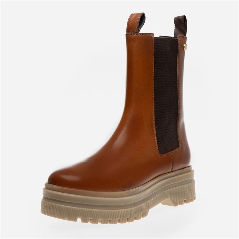 Copenhagen Shoes Womens Going Copenhagen Boots 804 Cognac Leather - Image 2
