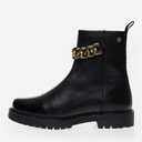 Copenhagen Shoes Womens Flower Eyes Boots 2210 Black/Gold/Patent
