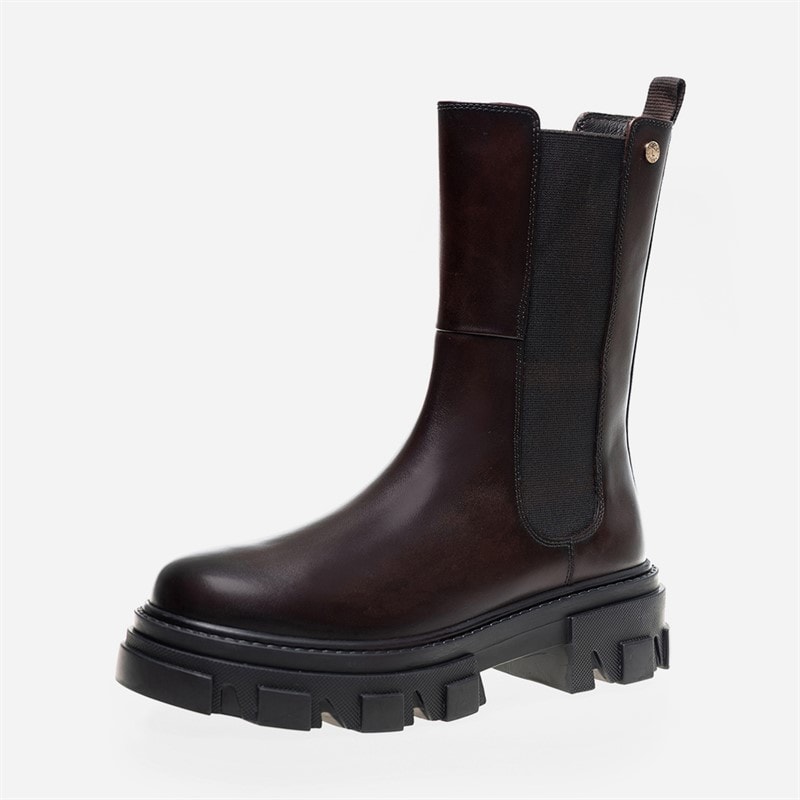 Copenhagen Shoes Womens Penny Girl Boots 847 Dark Brown - Image 2