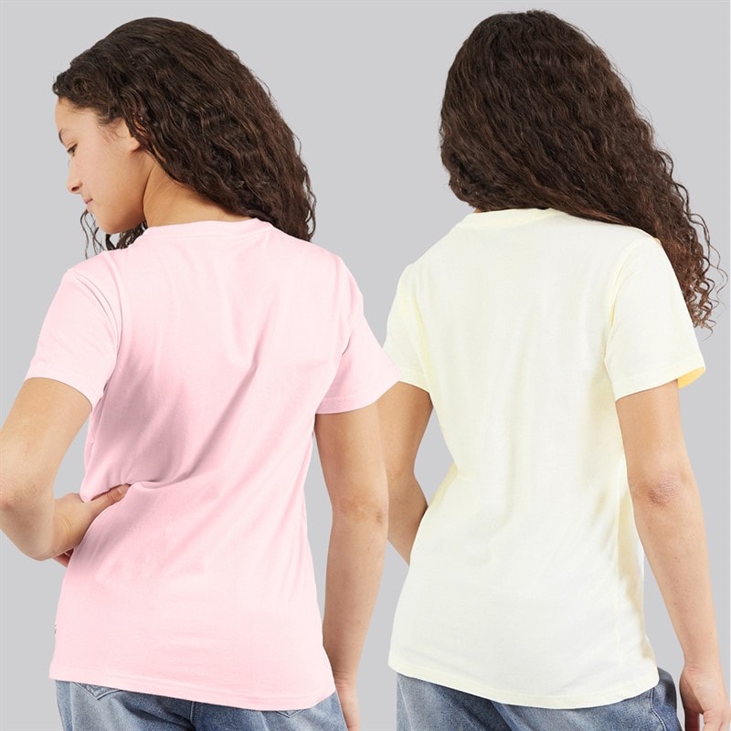 Squishmallows Girls Two Pack T-Shirts Gardenia/Ballerina - Image 2
