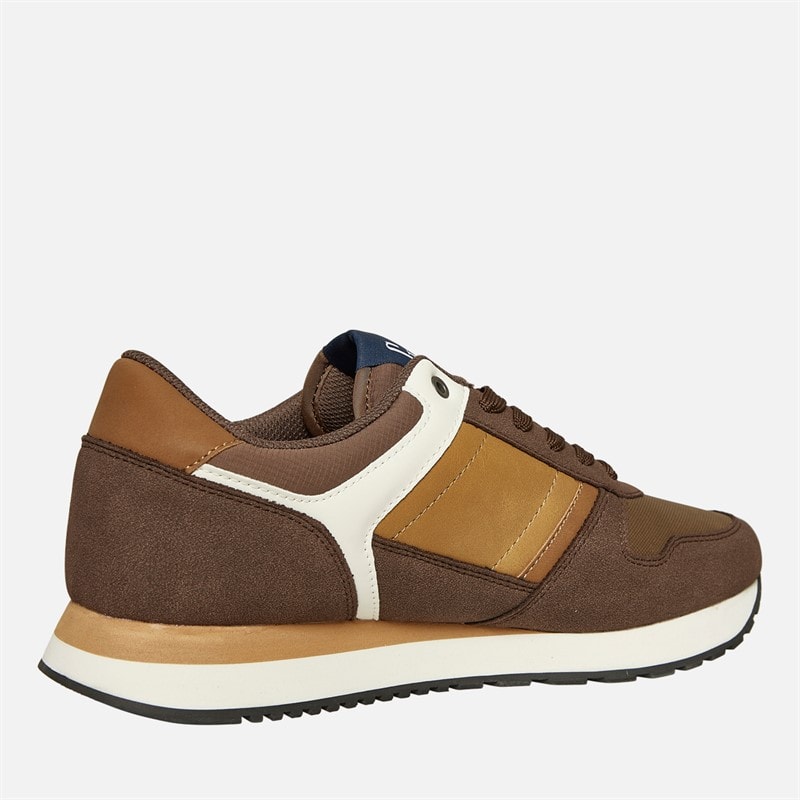 GAP Mens Sandiego II Retro Trainers Brown - Image 5