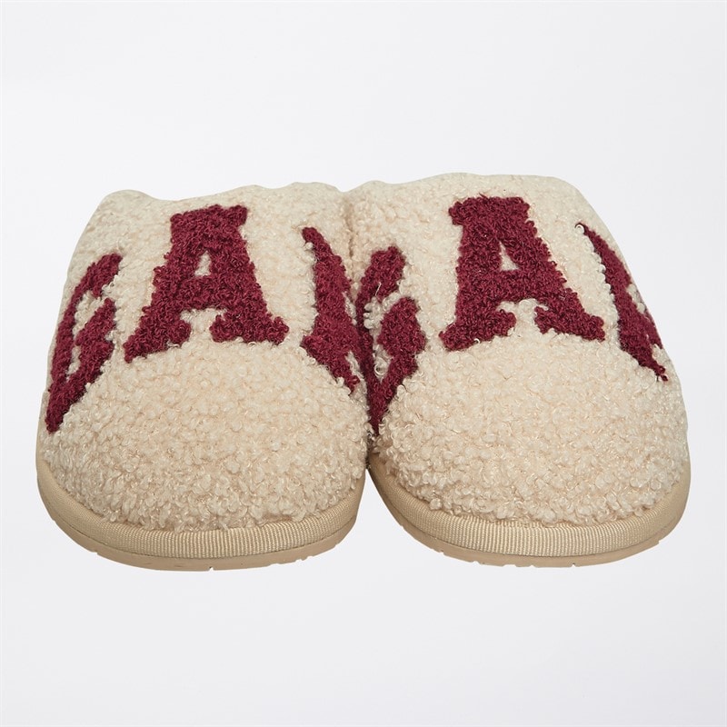 GAP Womens Plano II Borg Slippers Sand Khaki - Image 4