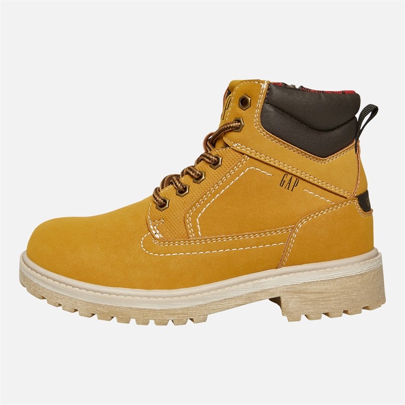 GAP Boys Dayton II Mid Lace Boots Yellow Royal