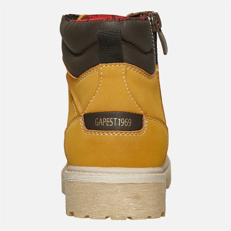 GAP Boys Dayton II Mid Lace Boots Yellow Royal - Image 3