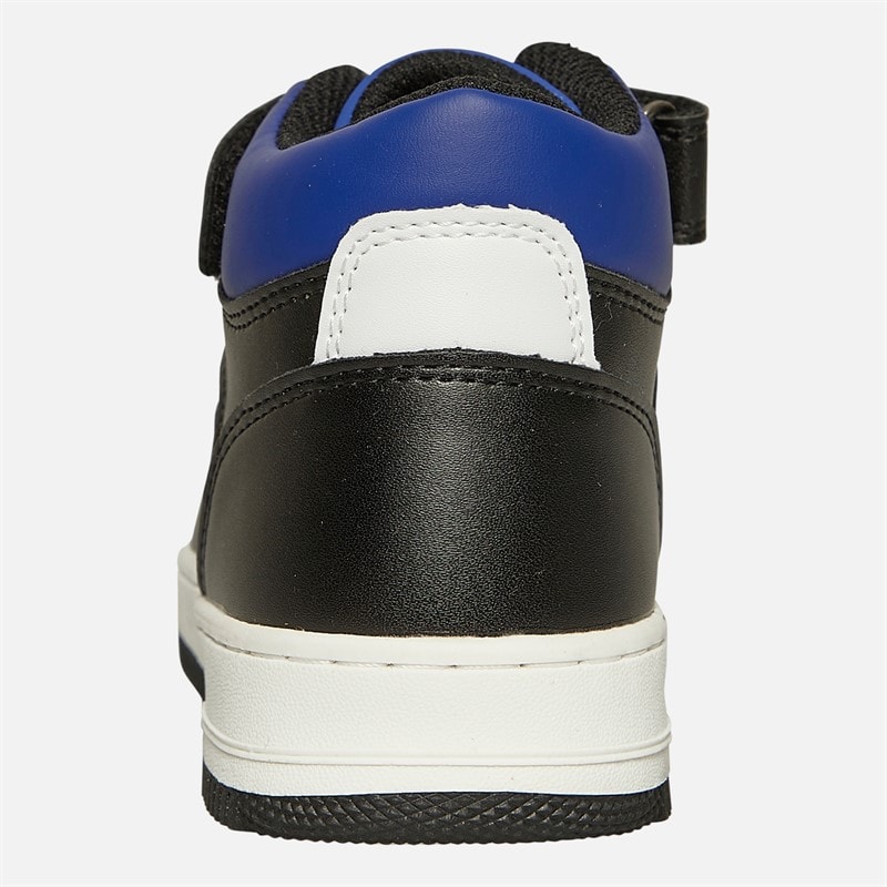GAP Boys Boston Mid Trainers Black/Blue - Image 3