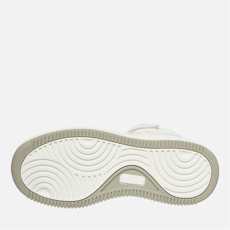 GAP Girls Boston Mid Trainers White/Rose - Image 2